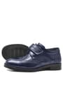 Rakerplus Navy Blue Velcro Oxford Boys Patent Leather Shoes 3060-LR-C.26