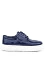 Rakerplus Navy Blue Rougan White Sole Oxford Kids Classic Shoes 3074-LR-B.26