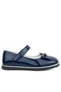 Rakerplus Navy Blue Rougan With Bow Velcro Girls' Babettes 101-LR.28