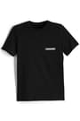 Rakerplus Siyah %100 Pamuk Unisex Kısa Kollu Çocuk Tişört CTS-001-S.XL