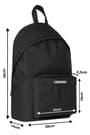Rakerplus Siyah 42x29x14 cm Unisex Klasik Sırt Okul Çantası RC-0002-S
