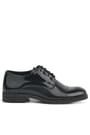 Rakerplus Black Pattent Leather Laced Oxford Kids Classical Shoes 3021-SR-B.26