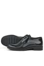 Rakerplus Black Pattent Leather Laced Oxford Kids Classical Shoes 3021-SR-B.26