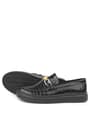 Rakerplus Siyah Rugan Tokalı Loafer Çocuk Klasik Ayakkabı 3051-SR.36