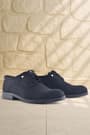 Rakerplus Black Glitter Lace-Up Metal Detailed Classic Kids Shoes 3020-SSIMDT-B.39