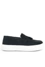 Rakerplus Black Suede Boys Classic Moccasin Shoes 3404-SN.26