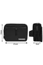Rakerplus Siyah Unisex Minimal 21x15x5 cm Bel ve Göğüs Çantası RC-0001-S