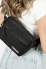 Rakerplus Siyah Unisex Minimal 21x15x5 cm Bel ve Göğüs Çantası RC-0001-S