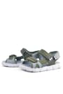 Rakerplus Wisps Genuine Leather Green Camouflage Sandals for Kids 10455-YGR.26