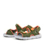 Rakerplus Wisps Genuine Leather Khaki-Orange Kids Velcro Sandals