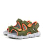 Rakerplus Wisps Genuine Leather Khaki-Orange Kids Velcro Sandals
