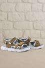 Rakerplus Wisps Genuine Leather Sand Camouflage Kids Sandals 10455-KMG.26