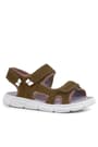 Rakerplus Wisps Genuine Leather Tabac Brown Kids Sandals Shoes 10455-KTAB.26