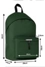 Rakerplus Yeşil 42x29x14 cm Unisex Klasik Sırt Okul Çantası RC-0002-Y
