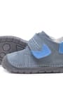 New Season Genuine Leather Baby Boy Shoes Anatomic Gray