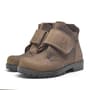 Hakiki Deri Kum Rengi Kürklü Cırtlı Erkek Çocuk Bot