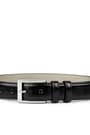 Rakerplus Siyah Rugan 3,5cm Erkek Çocuk Kemeri (85-110cm)