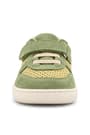 Rakerplus Bob Barefoot Hakiki Deri Cırtlı Lastikli Yeşil Bebek Sneaker Ayakkabı