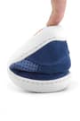 Rakerplus Bob Hakiki Deri Mavi Barefoot Cırtlı Lastikli Bebek Sneaker Ayakkabı