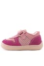 Rakerplus Bob Hakiki Deri Pembe Barefoot Cırtlı Lastikli Bebek Sneaker Ayakkabı