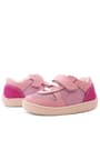 Rakerplus Bob Hakiki Deri Pembe Simli Barefoot Cırtlı Lastikli Bebek Sneaker Ayakkabı