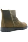 Rakerplus Chiron Hakiki Deri Kum Rengi Fermuarlı Kürklü Bot