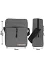 Rakerplus Gri 20x16x8 cm Unisex Omuz Çantası
