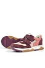 Rakerplus Hakiki Deri Pudra Bordo Çocuk Sneakers Spor Ayakkabı