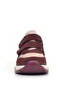 Rakerplus Hakiki Deri Pudra Bordo Çocuk Sneakers Spor Ayakkabı