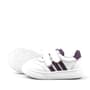 Rakerplus Paw Hakiki Deri Beyaz-Mor Cırtlı Bebek Spor Ayakkabı Sneaker