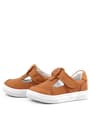 Rakerplus Bheem Hakiki Deri Turuncu Cırtlı Bebek Sneaker Sandalet