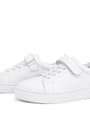 Rakerplus Hakiki Deri Beyaz Cırtlı Bağcıklı Kız Çocuk Sneakers