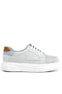 Rakerplus Hakiki Deri Gri Bağcıklı Çocuk Günlük Okul Ayakkabı