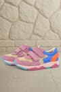 Rakerplus Hakiki Deri Pembe Çocuk Sneakers Spor Ayakkabı