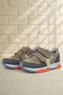 Rakerplus Hakiki Deri Kahverengi Çocuk Sneakers Spor Ayakkabı