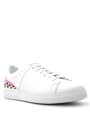 Rakerplus Tbons Özel Tasarım Beyaz Hakiki Deri Kadın Bağcıklı Sneaker Ayakkabı