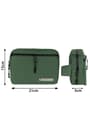 Rakerplus Yeşil Unisex Minimal 21x15x5 cm Bel ve Göğüs Çantası