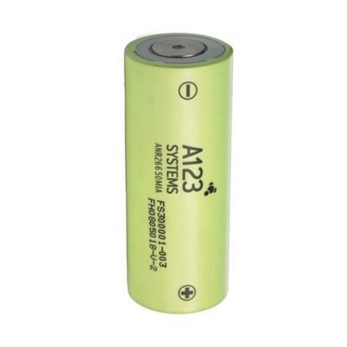A123 Systems ANR26650 3.2V 2500mAh LiFePO4 Pil