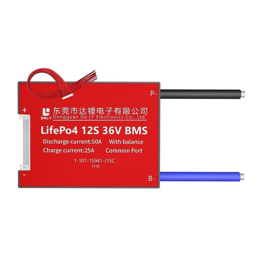 Daly BMS 12S 50A 36V  LifeP04 Kontrol Devresi