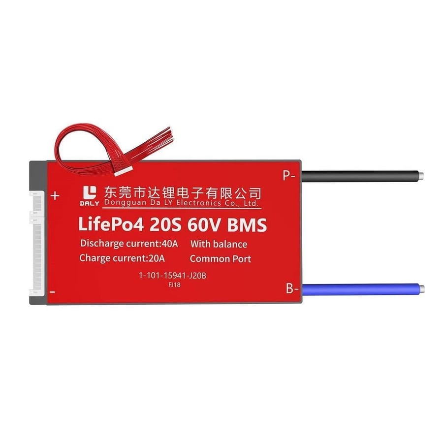 Daly BMS 20S 40A 60V LifeP04 Kontrol Devresi