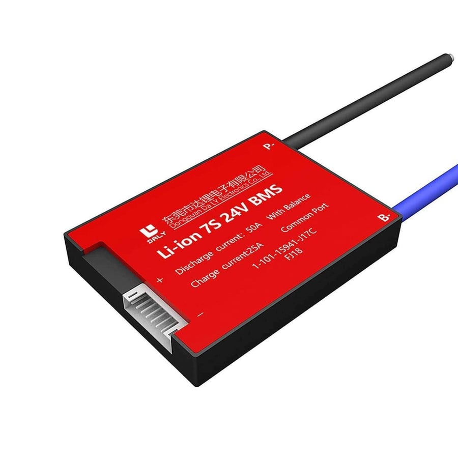 Daly BMS 7S 50A 24V Li-ion Kontrol Devresi