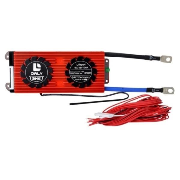 DALY SMART BMS 16S 100A LIFEPO4 KONTROL DEVRESİ RACK