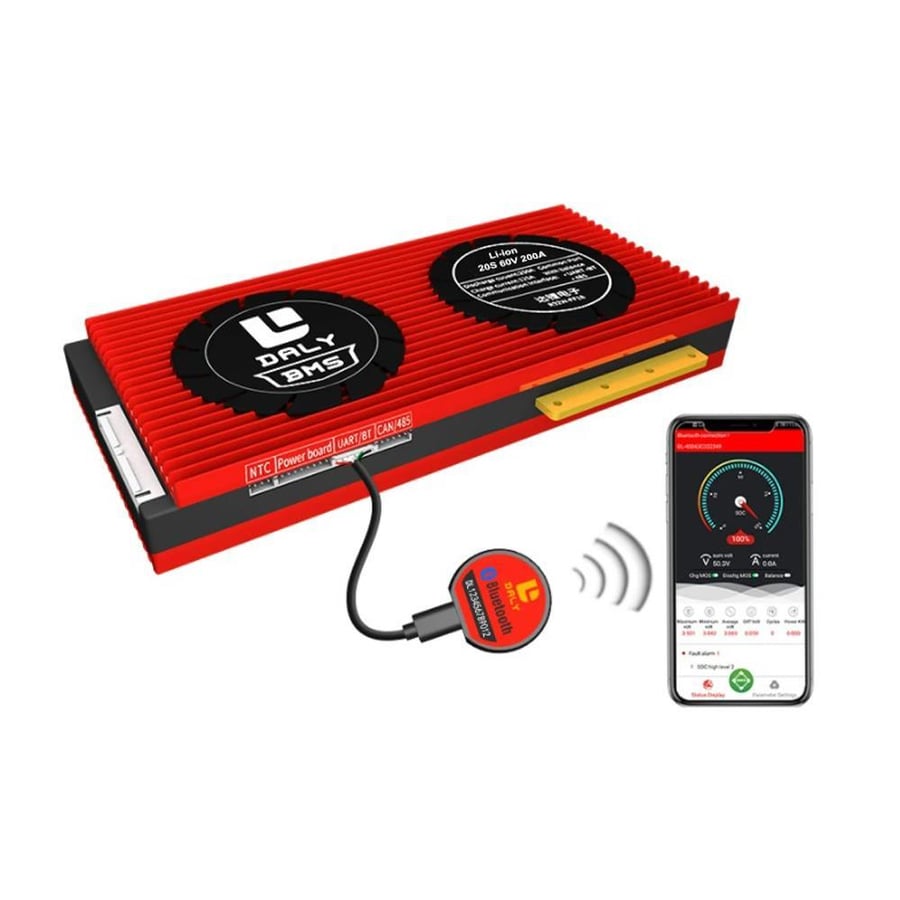 Daly Smart BMS 20S 200A 60V  LiFePO4 Kontrol Devresi