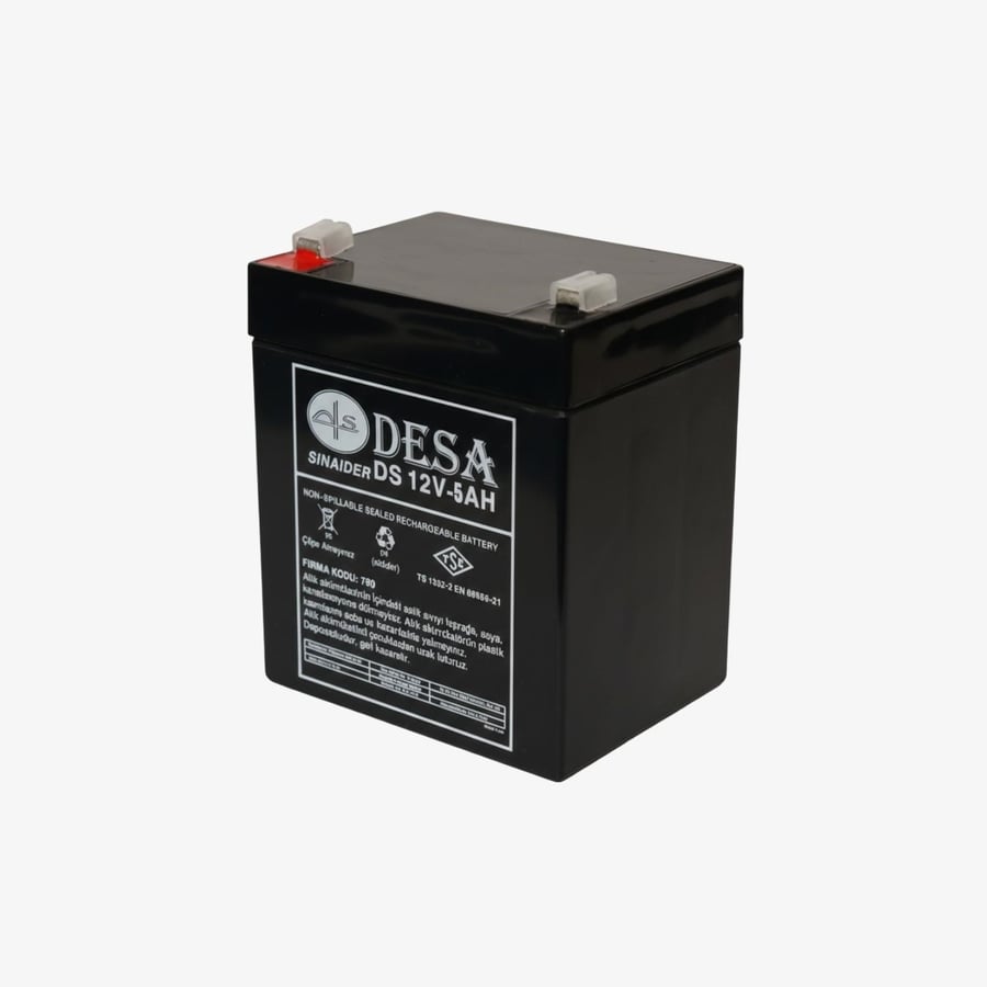 DESA DS12-5 12V 5Ah Bakımsız Kuru Akü