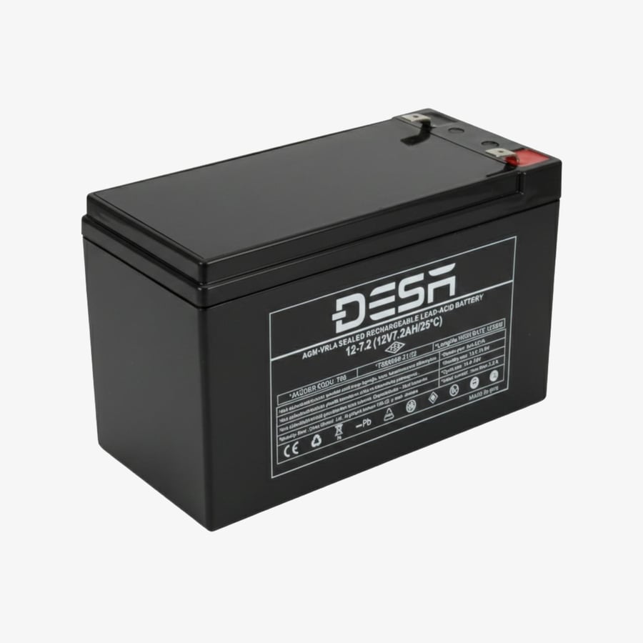 DESA DS12-7.2 12V 7.2Ah Bakımsız Kuru Akü