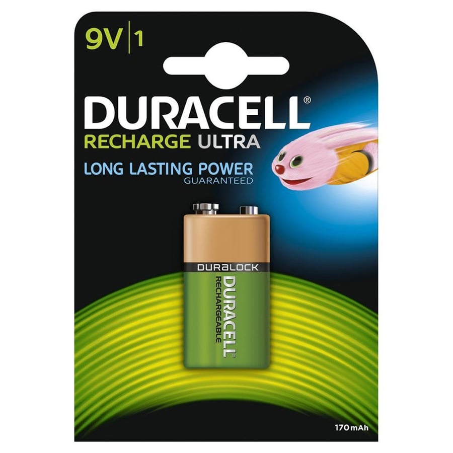 Duracell 170mAh 9V Şarj Edilebilir Pil