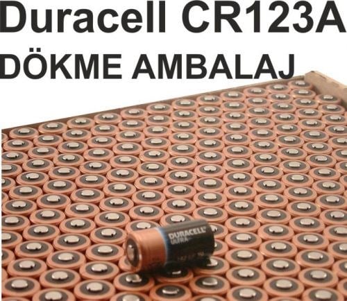 Duracell CR123A 3V Lityum Tekli Paket Pil - Dökme