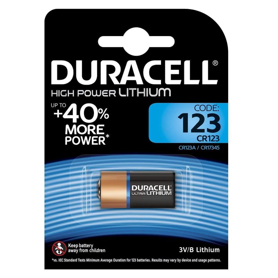 Duracell CR123A 3V Lityum Tekli Paket Pil