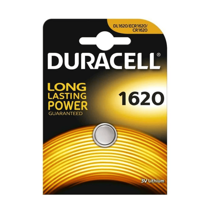 Duracell CR1620 3V Lithium Tekli Paket Pil