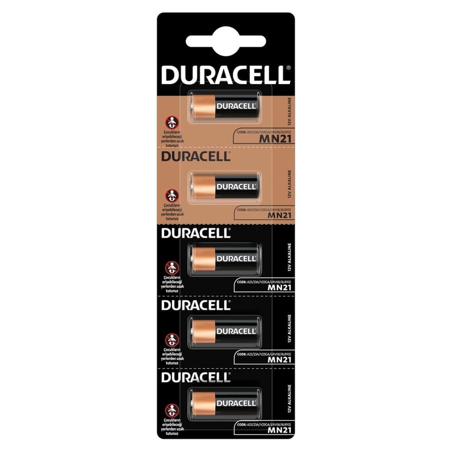 Duracell MN21 12V Alkalin 5'li Paket Pil
